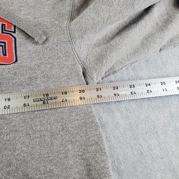 Ole Miss Hoodie Mens Medium Gray Knights Apparel Rebels Pullover - Picture 5 of 10
